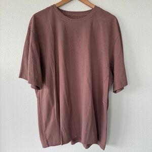 lululemon XL Mens T Shirt Dusty Rose Pink